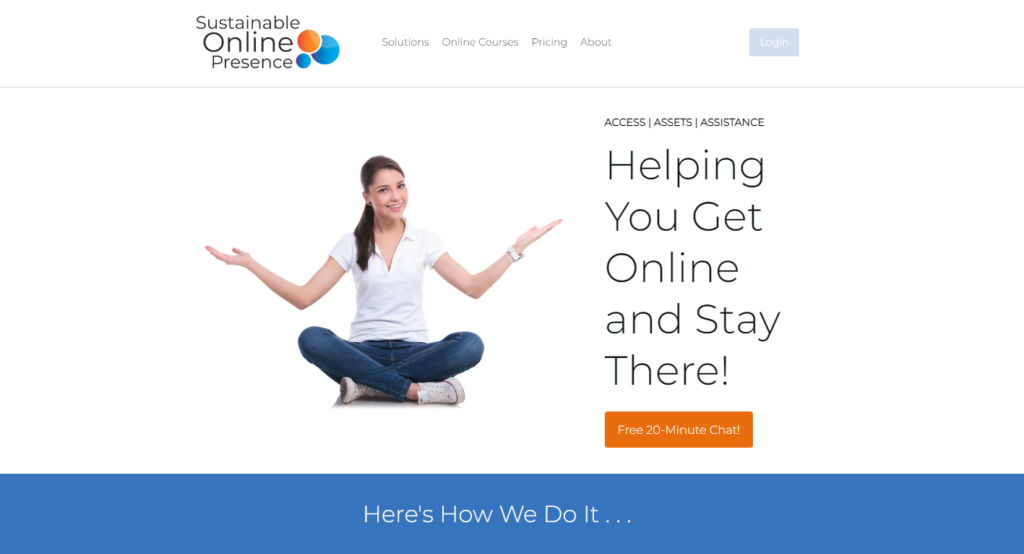 Sustainable Online Presence